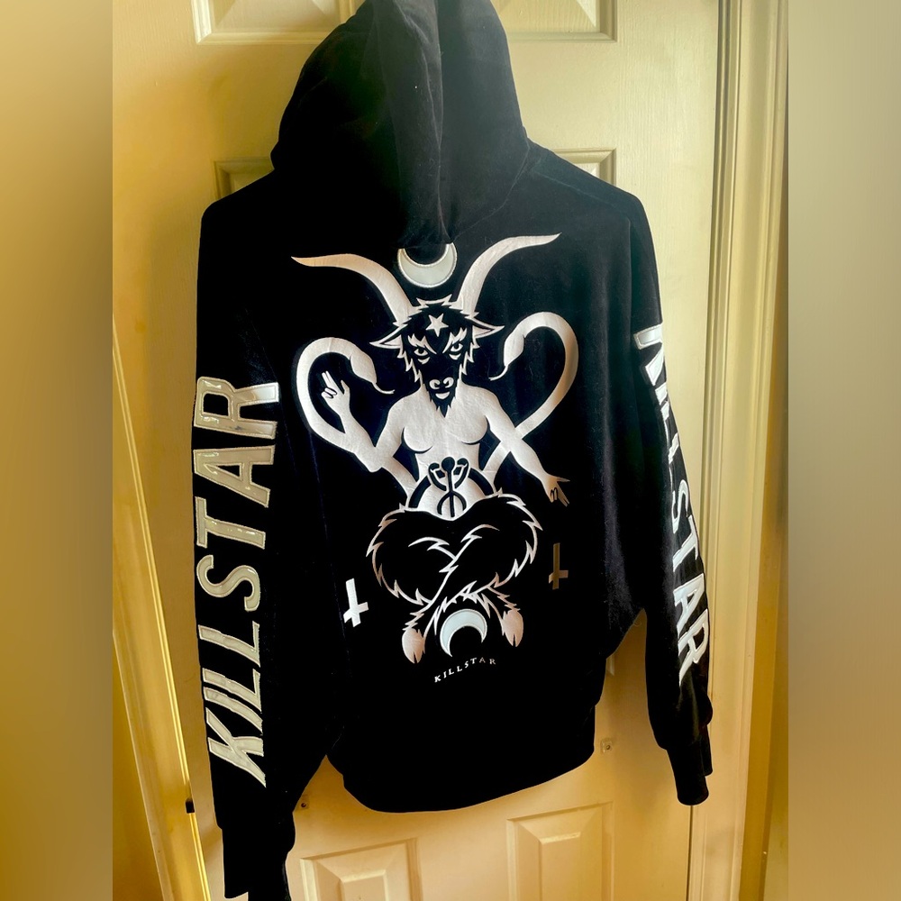 KILLSTAR Baphomet Zip up Hoodie